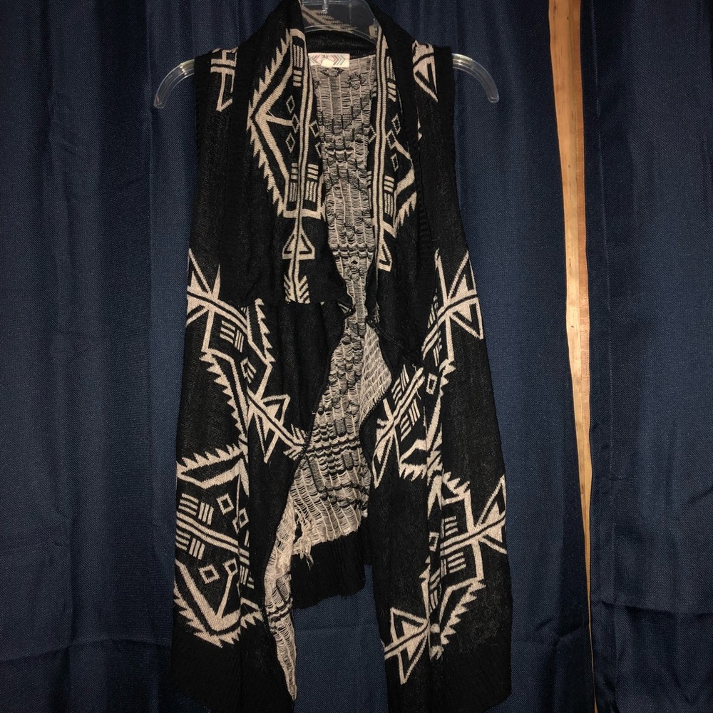 Black and Tan cardigan